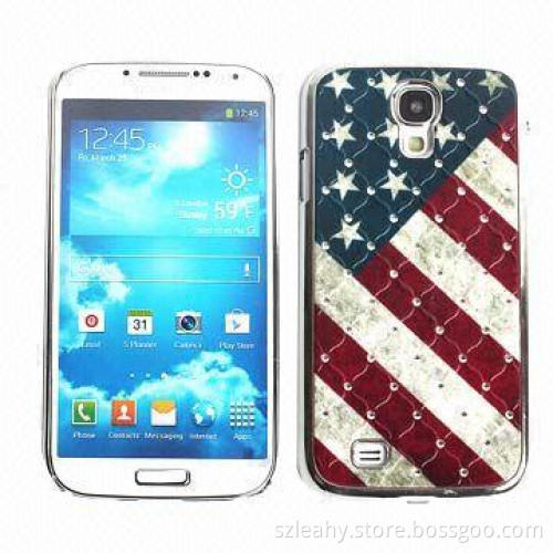 Hard Cell Phone Cover, Rhinestones for Samsung Galaxy S4